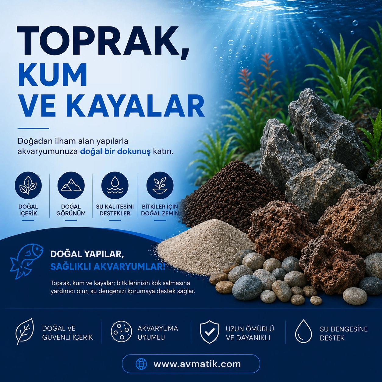 toprak, kum, kaya, susbtrate, akvaryum kumu, bitki kumu, bitki toprakları, akvaryum kayaları