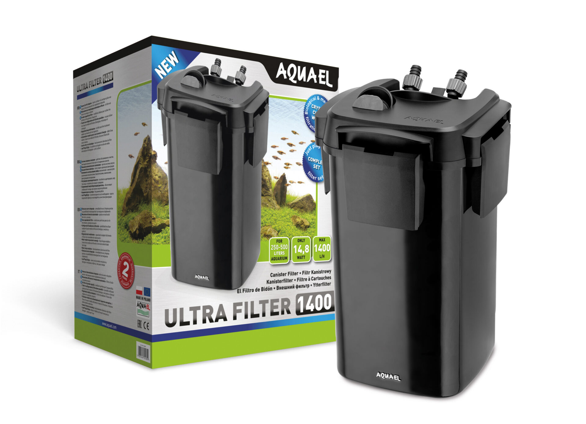 Aquael%20Ultra%20Filter%201400%20Litre%20-%20Saat%20Dış%20Filtre