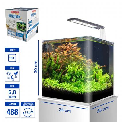 Amtra%20Akvaryum%20Nano%20Tank%2020%20Set%2025x25x30%20cm%2018%20Lt