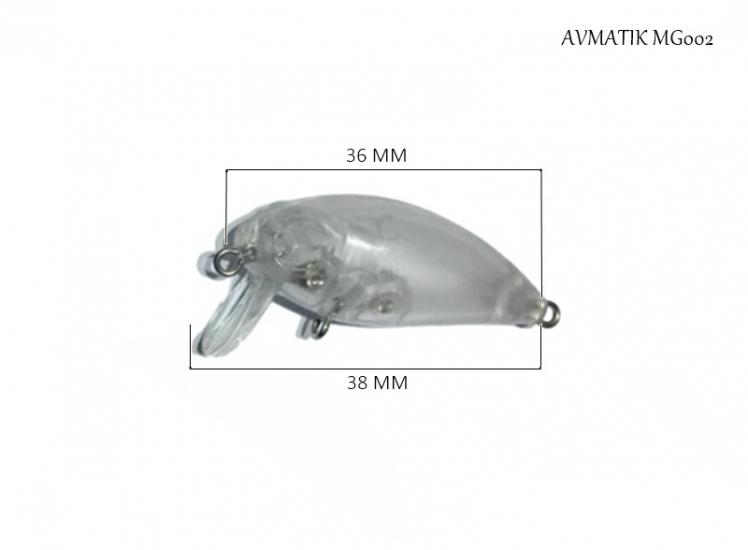 Avmatik B-MG002 Crankbait Boyasız Suni Yem