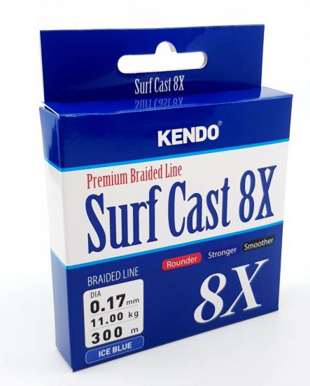 Kendo Surf Cast 8X 300 mt Örgü İp ( ICE BLUE)