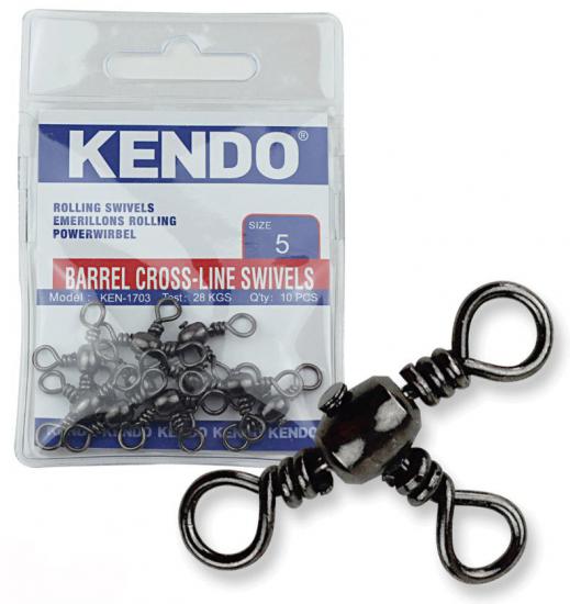 Kendo Barrel Cross-Line Swivels