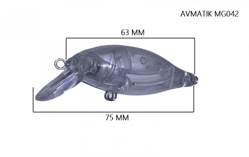 Avmatik B-MG042 Crankbait 7,5 Cm Maket Yem
