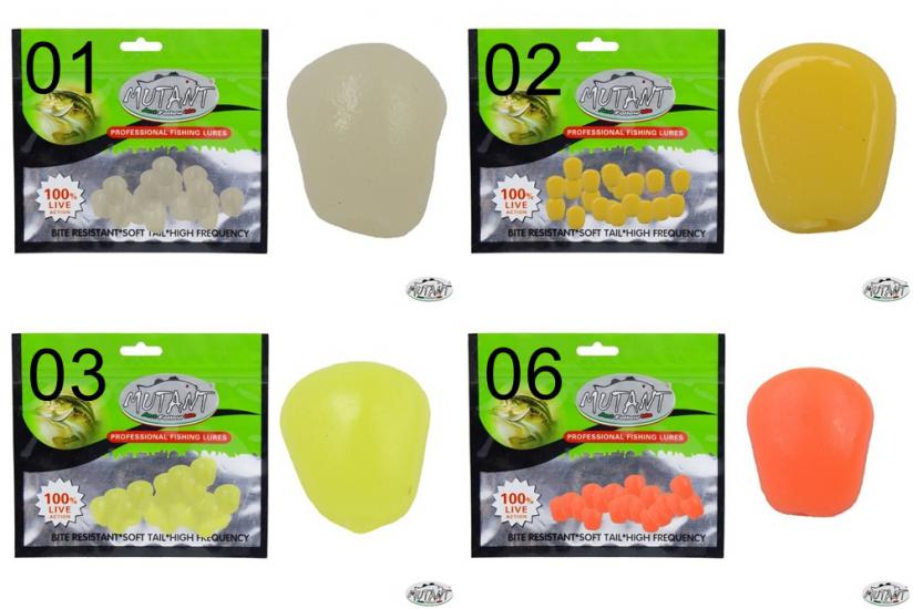 Mutant 3500 Silikon Mısır Pop Corn 1cm 20’li Paket Sazan Yemi