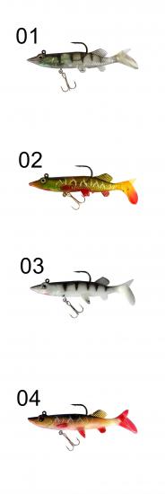 Captain 3546 Steady Pike Soft 10cm Turna Silikonu Suni Balık