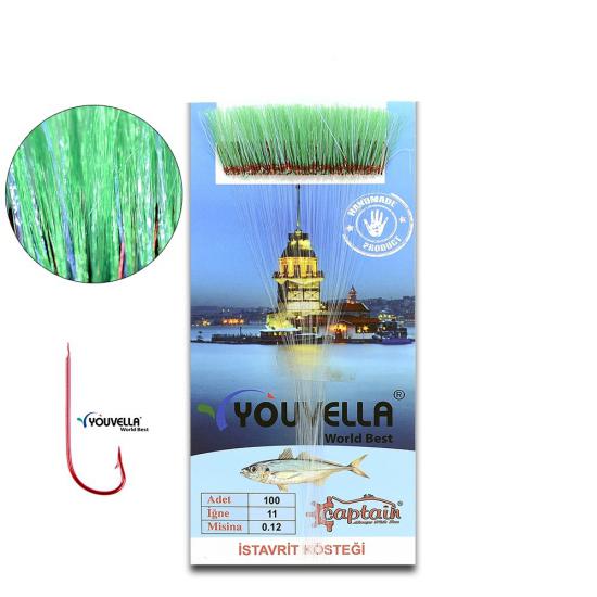 Youvella 7569 İstavrit Kösteği 100 Kırmızı İğne 0.15mm