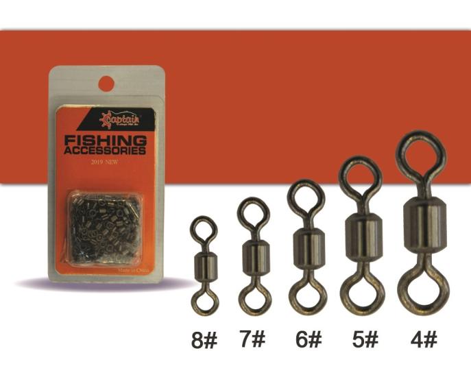 Captain Fırdöndü Rulmanlı 20 Adet Black Nikel No 8