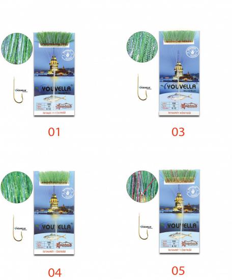 Youvella 7568 İstavrit Kösteği 100 Sarı İğne 0.15mm