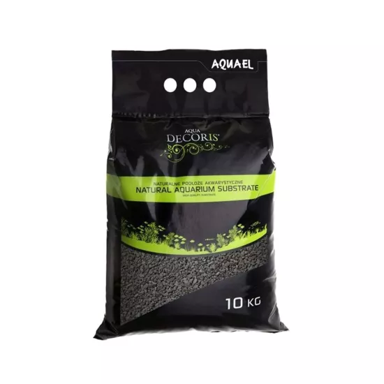 Aquael Basalt Gravel 2-4 mm 10 Kg Siyah Doğal Bazalt Kum