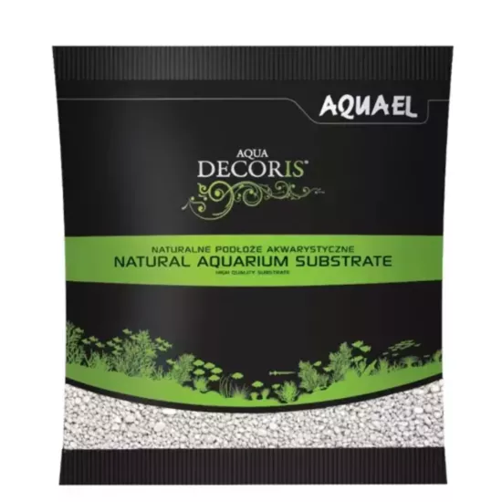 Aquael Gravel Decoris 2-4 MM Beyaz Kum 1 KG