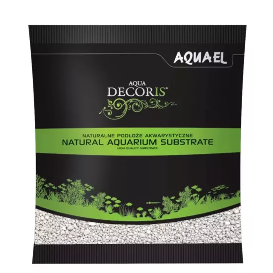 Aquael Gravel Decoris 2-4 MM Beyaz Kum 1 KG