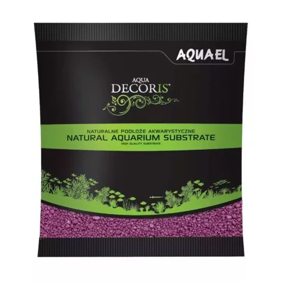 Aquael Gravel Decoris 2-4 MM Fuşya Kum 1 KG