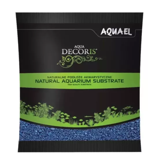 Aquael Gravel Decoris 2-4 MM Mavi Kum 1 KG