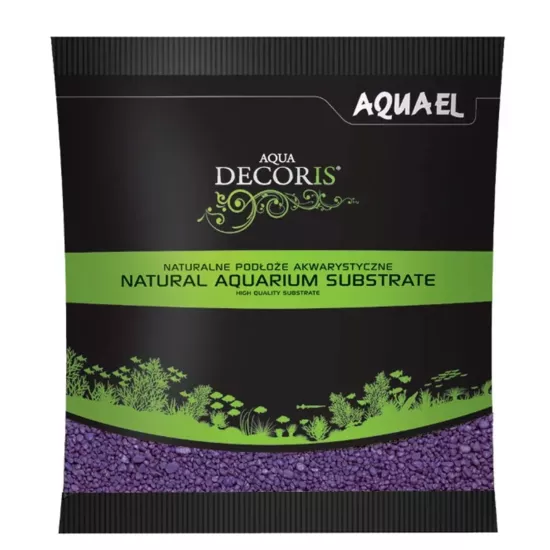 Aquael Gravel Decoris 2-4 MM Mor Kum 1 KG