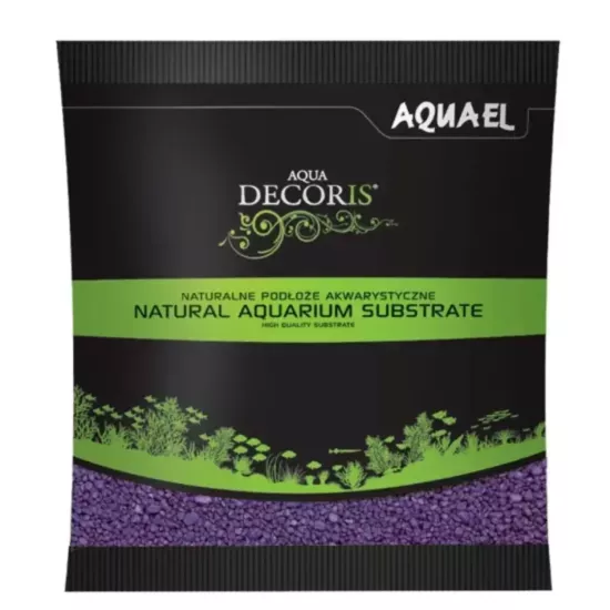 Aquael Gravel Decoris 2-4 MM Mor Kum 1 KG