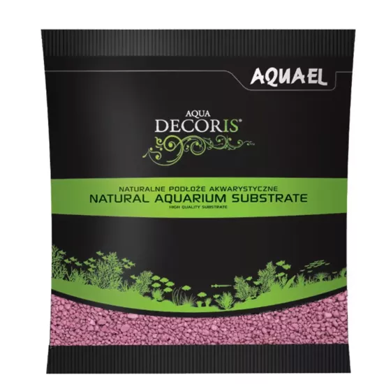 Aquael Gravel Decoris 2-4 MM Pembe Kum 1 KG