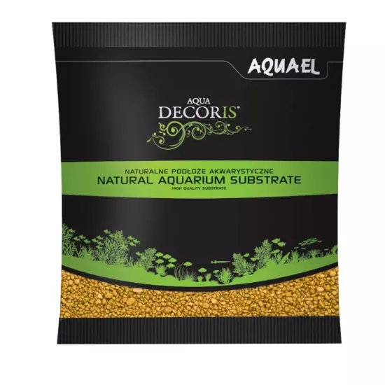Aquael Gravel Decoris 2-4 MM Sarı Kum 1 KG