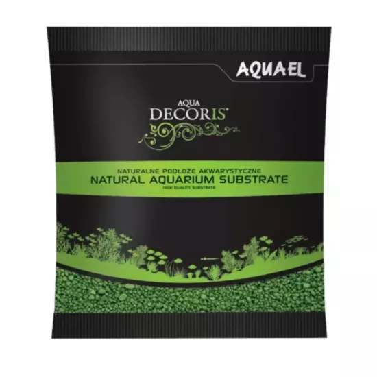  Aquael Gravel Decoris 2-4 MM Yeşil Kum 1 KG