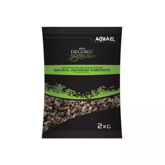 Aquael Multi Colored Gravel Nature 3-5 mm 2 Kg Renkli Doğal Kum
