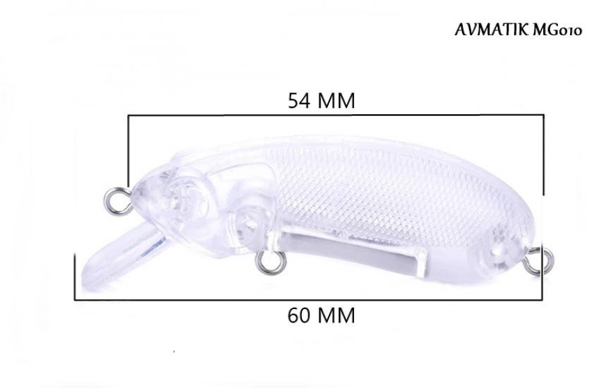 Avmatik B-MG010 Crankbait Boyasız 6 Cm Suni Yem