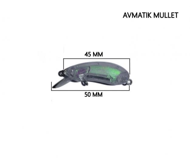 Avmatik B-Mullet Kasna Boyasız 5 Cm Suni Yem