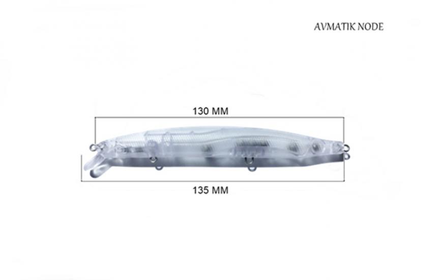 Avmatik B-NODE Boyasız 14 Cm Suni Yem