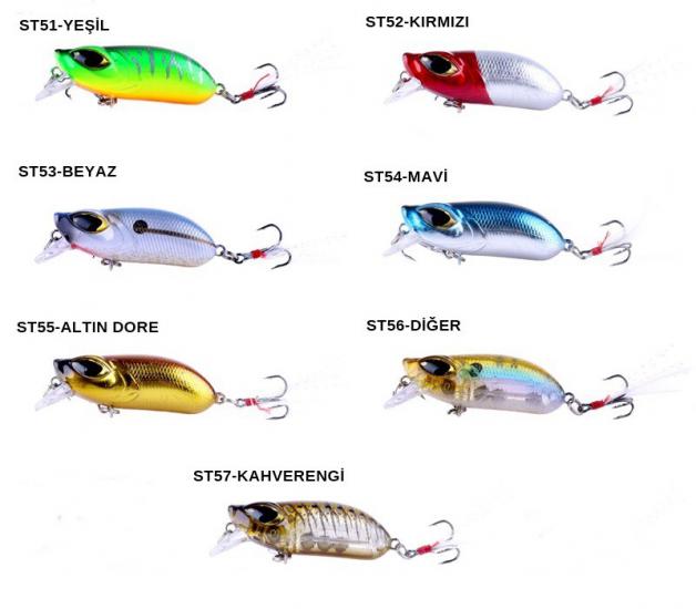 Avmatik MG005 Crankbait 5.5 Cm 8 Gr Tatlı Su Suni Yem