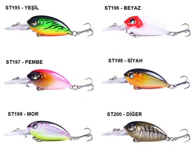 Avmatik MG019 Crankbaits 5.5 cm Suni Yem