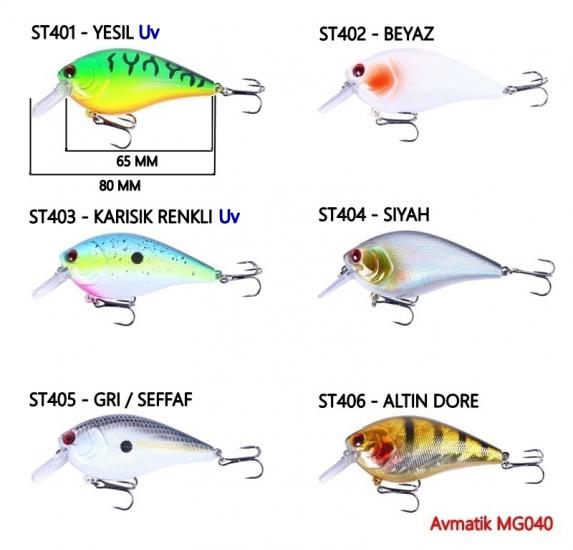 Avmatik MG040 Topwater Swimbait Maket Balık
