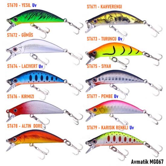 Avmatik MG067 Minnow 50S Lrf Maket Balık