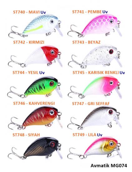 Avmatik MG074 Big Crankbait 4.5 Cm Suni Yem