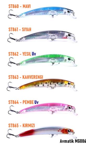 Avmatik MG086 Wobble bonito 12 Cm Suni Yem