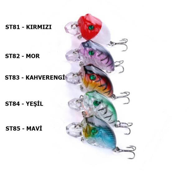 Avmatik Podgy Tatlı Su Balık Avı 4.5 Cm 8 Gr Suni Yem
