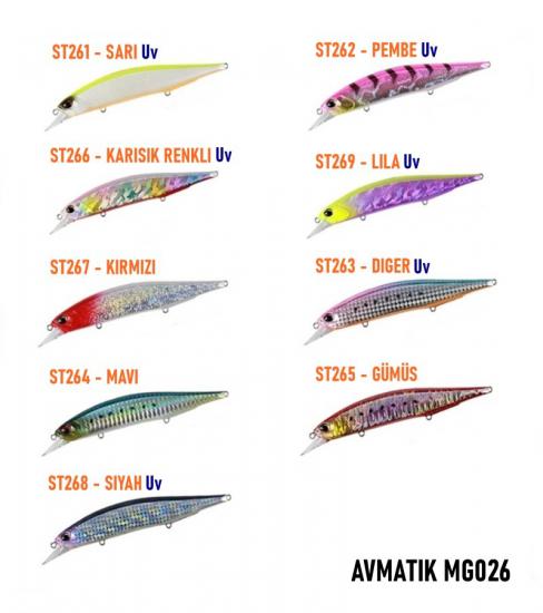 Avmatik Realistic MG026 Minnow Floating Suni Yem 13.5 Cm 17 Gr