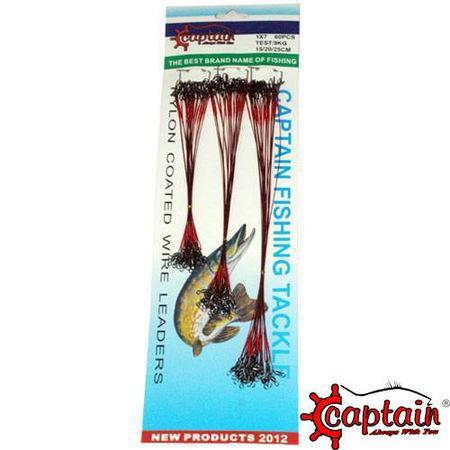 Captain 2920 Çelik Tel 7 Kat 9 kg Çeker 1 Adet Red