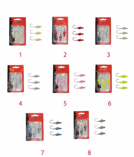 6457 Jig Head 15gr Ultimate Sardine 3’lü Set