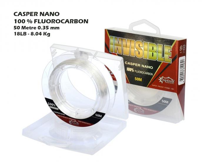 Casper Nano %100 Fluoro Carbon Misina 50mt 0,35 mm