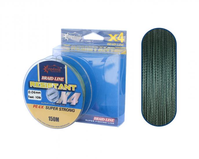 Resistant PE 4 Kat Spin İp Misina 150mt Yeşil