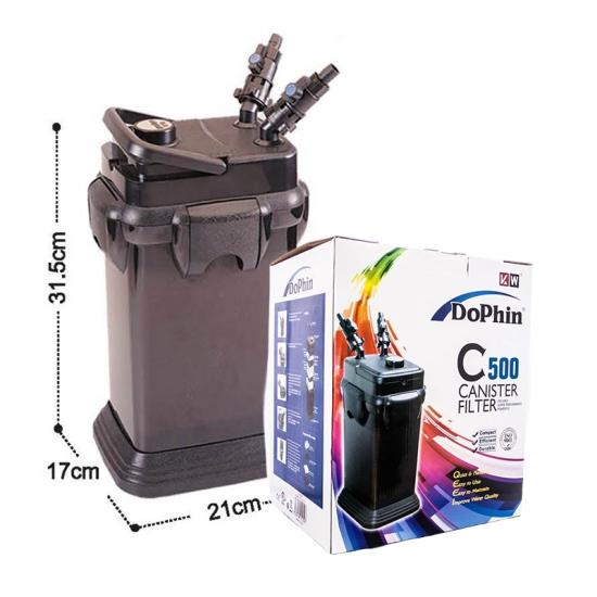  Dophin C500 Akvaryum Dış Filtre 500 Litre - Saat