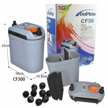 Dophin CF-300 Akvaryum Dış Filtre 300 Litre - Saat