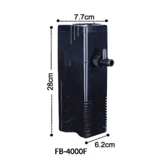  Dophin FB4000 Akvaryum İç Filtre 600 L/H