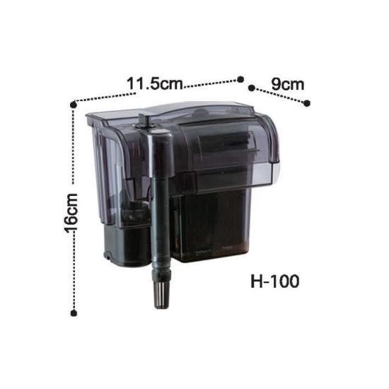 Dophin H100 Akvaryum Askılı Şelale Filtre 230 L/H