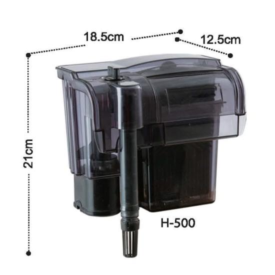  Dophin H500 Akvaryum Askılı Şelale Filtre 510 L/H