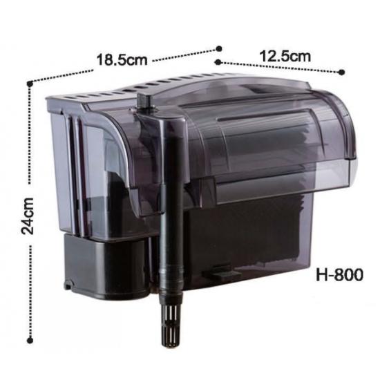 Dophin H800 Akvaryum Askılı Şelale Filtre 880 L/H