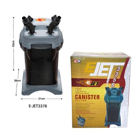 EJET 3358 Akvaryum Dış Filtre 750 Litre - Saat