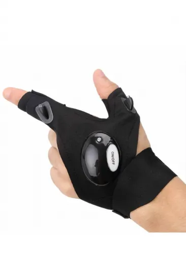 Işıklı Led Eldiven Glove Lite Sol El