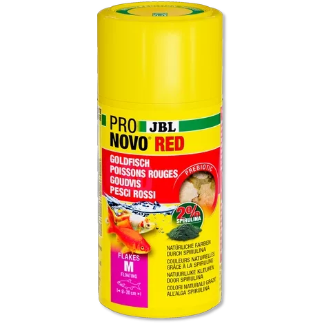 Jbl Pro Novo Red Flakes Medium 18 Gr Kutu Yem