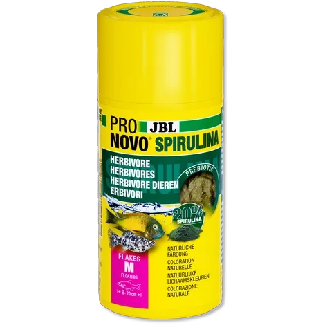 Jbl Pro Novo Spirulina Flakes Medium 40 Gr Kutu Yem