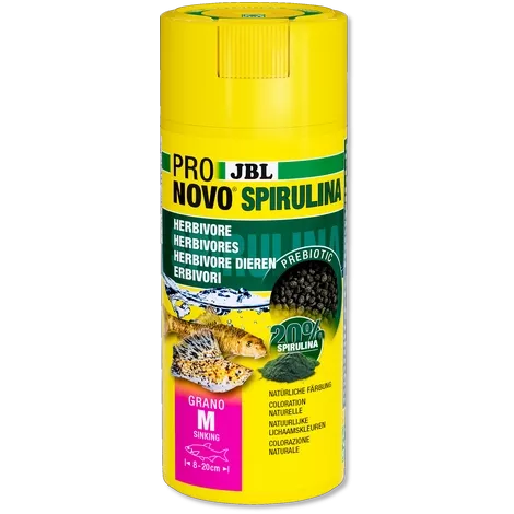 Jbl Pro Novo Spirulina Grano Medium 125 Gr Kutu Yem