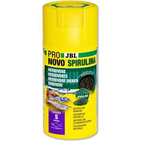 Jbl Pro Novo Spirulina Grano Small 58 Gr Kutu Yem